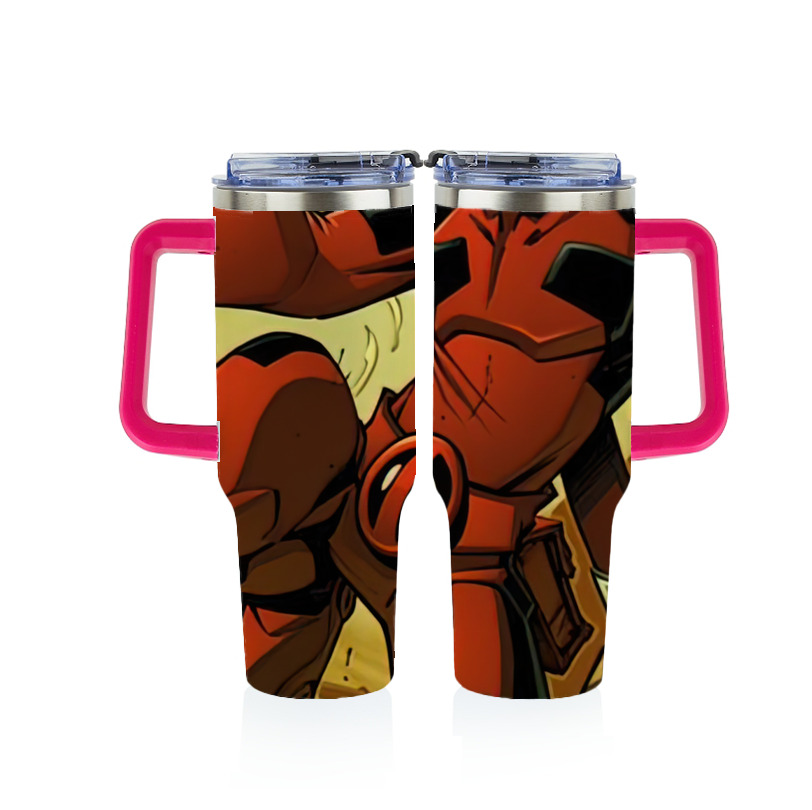 （画像用） Deadpool デッドプール 1200ｍLフルプリント車用タンブラー